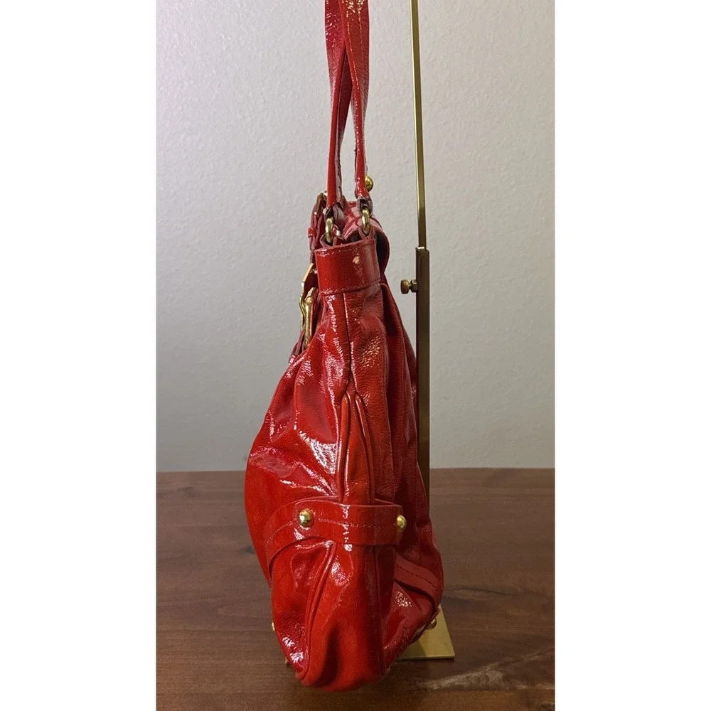 VTG Y2K Dooney & Bourke HP Hayden Panettiere Limited Edition Red Patent Leather